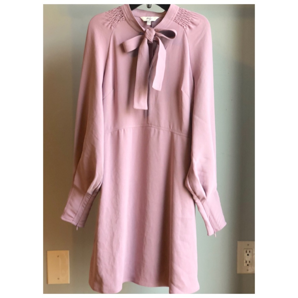 Lily Balloon Sleeve Lavender Dress